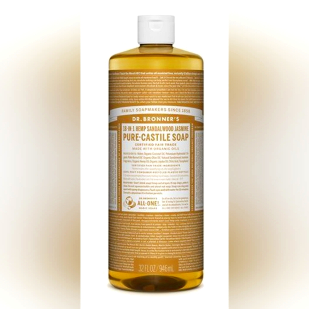 Dr. Bronner's Pure Castile Soap Sandalwood Jasmine 32oz